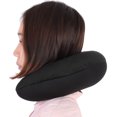 thumbnail image 1 of Ginyia Almohada De ViajeAlmohada De Viaje Elástica Suave En Forma De U Soporte para El Cuello Almohada De Cuello Suave Cojín De Descanso De Oficina con Hebilla Almohada De Cuello CómodaNegro Khall JY03703-01, 1 of 6