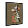 thumbnail image 4 of Stupell Industries Antique Queen of Hearts Entertainment Painting Black Floater Framed Canvas Art Print Wall Art, 25 x 31, 4 of 10