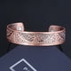 thumbnail image 4 of Pulsera para hombres Vintage Tree of Life Knotwork Totem Cuidado de la salud Terapia magnética Brazalete Brazalete para la circulación sanguínea Reducir el estrés Fokelyi 221006-3, 4 of 9