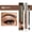 BROWN, variant on HHBEAUTY Waterproof Liquid Eyebrow Gels, Smudge-Proof, Sweat Resistant, Full Natural-24Hours Long Lasting Tinted Makeup Color Gel with Brow Pen