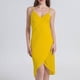 thumbnail image 1 of Vestido elegante de color sólido Vestido a media pierna con tirantes para mujer Traje de diario sin espalda ajustado FLhrweasw Para estrenar, 1 of 8