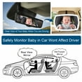 thumbnail image 2 of LED Baby Car Mirror with Light for Baby - 100% Shatterproof Baby Mirror for Car Seat Rear, 360° Car Mirror for Baby,Universal Car Seat Mirror for Baby Rear Facing Crystal Clear view With Remote, 2 of 8