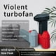 Ventilateur Industriel de Dépoussiérage de Ventilateur de Mini turbo super Puissant – image 3 sur 7