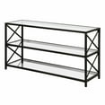 thumbnail image 5 of Evelyn&Zoe Hutton Rectangular TV Stand for TV's up to 50", Blackened Bronze, 5 of 8