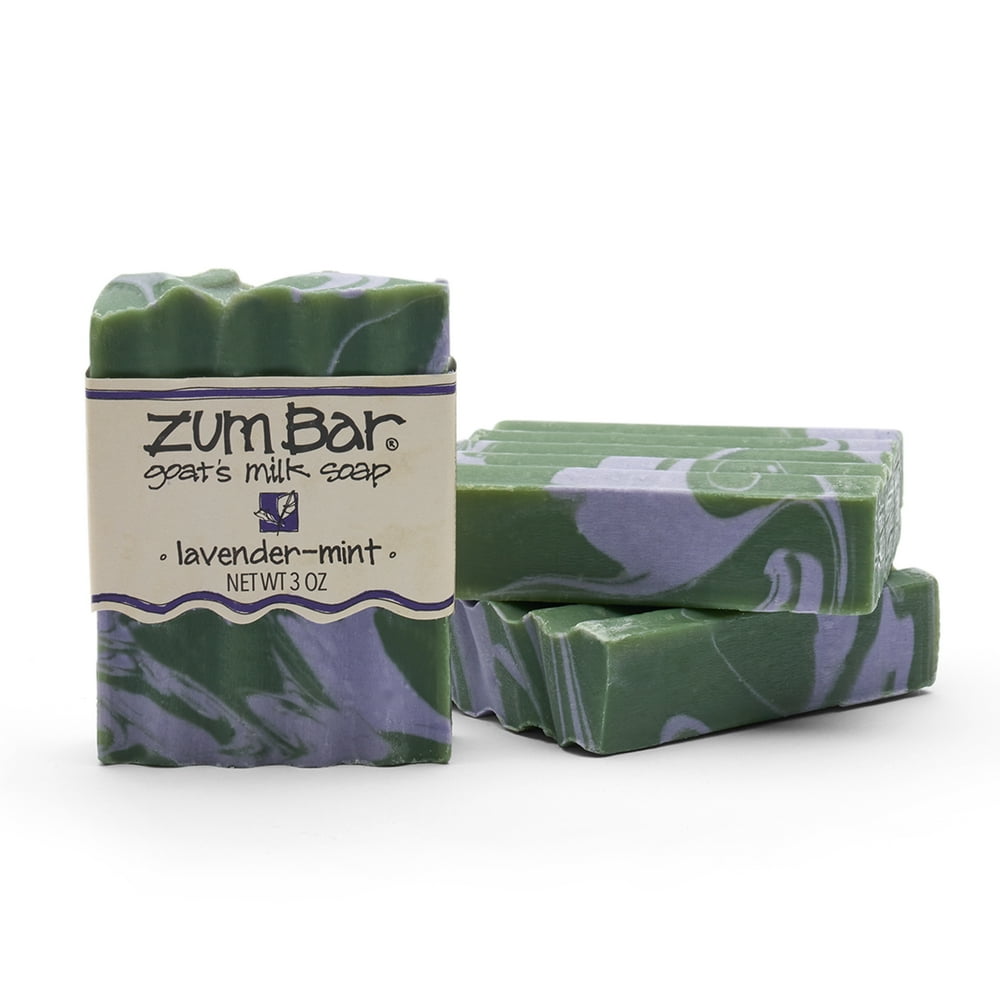 Zum Bar Goat's Milk Soap LavenderMint 3 oz (3 Pack)