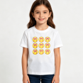 thumbnail image 2 of Girls Graphic Tees Softball Pink Bow Pattern Kids T Shirt Cute 100% Cotton Short Sleeve Soft Tops 4-13Y, 2 of 5