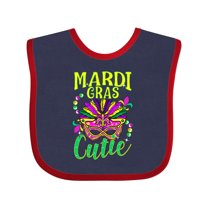 Inktastic Mardi Gras for Girls Girls Baby Bib