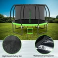 thumbnail image 2 of LIZEVINC Kids Trampoline Outdoor 12FT with Enclosure Net Curved Poles and Ladder Heavy Duty, 2 of 7