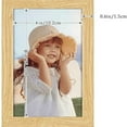 thumbnail image 6 of 8x10 Picture Frames Set of 6,Wood Photo Frame Display Pictures 5x7 with Mat or 8x10 Without Mat High Definition Wall Mounting and Tabletop Display (Natural Wood－, 6 of 6