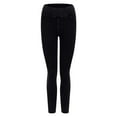 thumbnail image 5 of vigerkar Women's Stretch Denim Leggings with Pockets Black, XS, 5 of 8