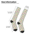 thumbnail image 5 of Fotbe Rabbit And Butterfly print Women's Men's Novelty Crew Socks Cotton Socks Knee High Socks for Walking,Running,Nurses,Pregnancy, 5 of 9
