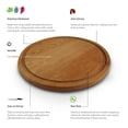 thumbnail image 4 of Casual Home Delice Cherry Round Cutting Board with Juice Drip Groove, 4 of 13