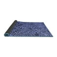 thumbnail image 2 of Ahgly Company Indoor Round Abstract Blue Modern Area Rugs, 8' Round, 2 of 4