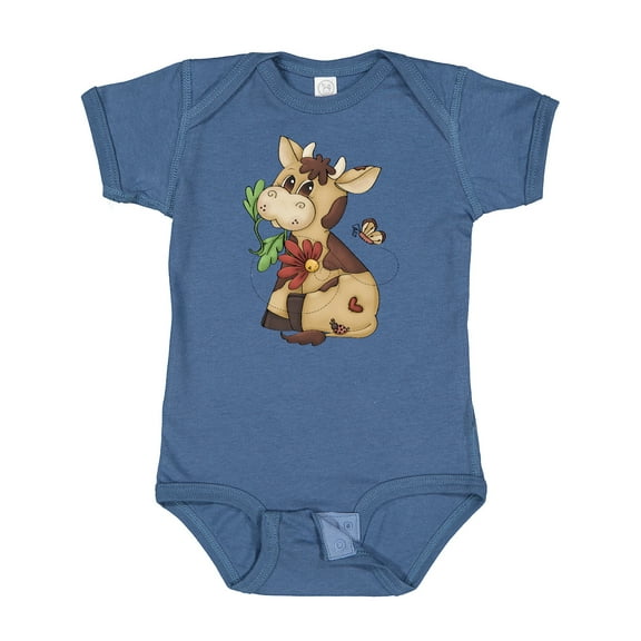 Inktastic Corky Cow Boys Baby Bodysuit