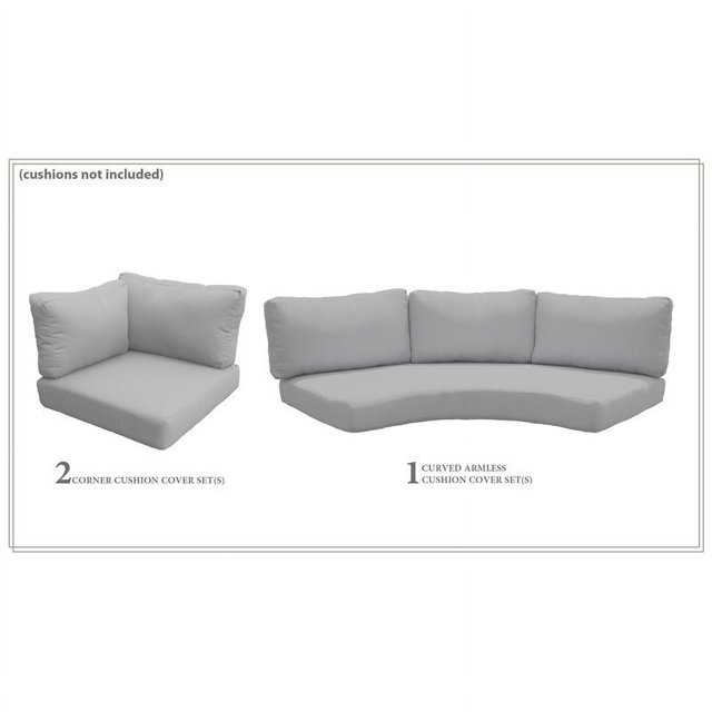 TK Classics Housse en Gris pour FLORENCE-04d