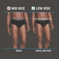 thumbnail image 3 of Trusa Fruit Of The Loom para Hombre, Low Rise Negro 5 Piezas Talla EG, 3 of 4