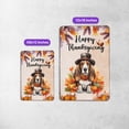 thumbnail image 5 of Happy Thanksgiving Basset Hound Welcome Thankful Fall Autumn Pumpkin Vertical Metal Aluminum Sign Bassets Dog Breed Lovers Gifts Idea Wall Art Home Decor - 02021, 5 of 5
