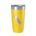thumbnail image 1 of Chilkoot Lake Map Tumbler Travel Mug Insulated Laser Engraved Coffee Cup Alaska 20 oz Yellow, 1 of 1