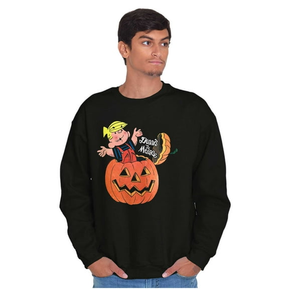 Halloween Dennis The Menace Pumpkin Unisex Plus Size Sweatshirt Brisco Brands 4X