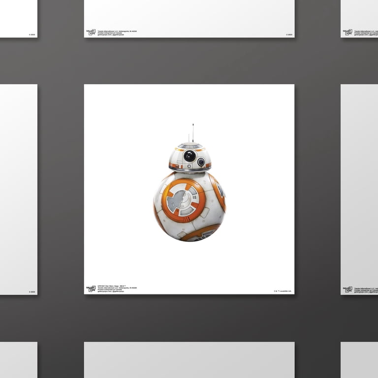 Gallery Pops Star Wars: Saga - BB-8 Wall Art, Unframed Version, 12