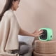 thumbnail image 5 of Mini calentador de ventilador de escritorio con mango Calentador de calefacción de invierno para el hogar (verde claro), 5 of 6