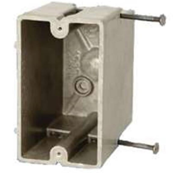 Allied Moulded 1098-N Fiberglass Switch Box, 3-1/4" x 2-1/4" x 3-3/4"