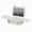 White, variant on Professional Makeup Case With Adjustable LED Rings Light And Mirrored Portable Cosmetic Organiser for Women