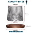 thumbnail image 4 of Set de vasos para whisky BOLESTA, vaso giratorio, cristal, 160 ml, 4 of 9