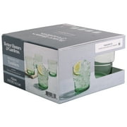 Better Homes & Gardens Recycled Green Glassware, Glass, 4 Pack, 10 oz