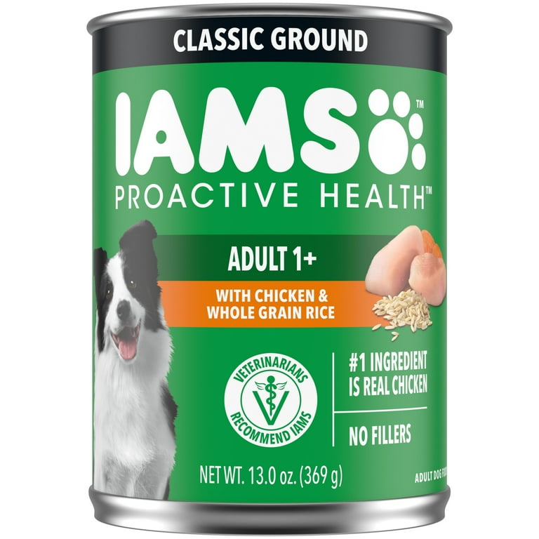 pack) Iams Proactive Health Adult Soft Wet Dog Food Paté With