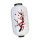 thumbnail image 5 of Lámpara de tela japonesa con forma de farol, lámpara colgante oriental para el hogar, cumpleaños BlancoCuerpoPequeñoFlor, 5 of 9
