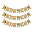 thumbnail image 3 of Clispeed Linen Animal Bunting Banner for Theme Party Decoration Multicolor Gar, 3 of 4