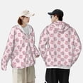 thumbnail image 4 of Gaeub Pink Disco Ball Men's and Women's UPF 50+ Long-Sleeved Sun Protection Clothing, Fishing Shirt Long Sleeve Zip-Small, 4 of 7