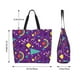 thumbnail image 5 of Fotbe Retro 80s Style Bolsa Tote Estética de Lona con Estampado para Mujer - Bolsa Reutilizable de Hombro Casual para Vacaciones, Compras, Trabajo y Gimnasio, 5 of 8