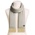 thumbnail image 3 of Bufanda Artesanal AlpacaGrayYellow 1Pza Gris/Amarillo 170cm x 21cm Hechas a Mano Alpaca., 3 of 4