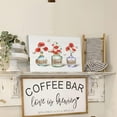 thumbnail image 6 of Bathroom Decor Wall Art Rustic Poppy Bathroom Poster Country Bathroom Relax Butterfly Pictures Print Painting Wall Décor for Bathroom Bedroom Framed Artwork 12x16 inch, 6 of 6