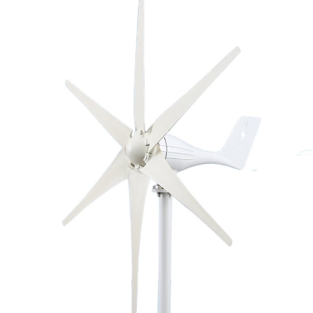 6 Blades Windmills Wind Turbine Generator Energy 3000W 12V 24V 48V With Mppt Charge Controller For Home Use Wind System ,Easy Installation