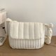 thumbnail image 4 of Bolso bandolera para mujer Bolso bandolera informal Bolso suave para citas de invierno (blanco), 4 of 7