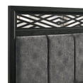 thumbnail image 3 of New Classic Furniture Obsidian Solid Wood Queen Panel Bed in Black, 3 of 7