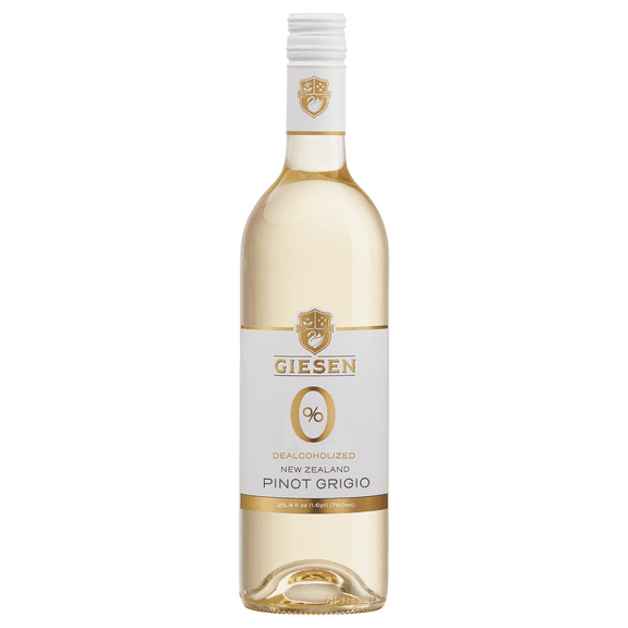Giesen Non-Alcoholic Premium Pinot Grigio - Premium Dealcoholized White Wine Pinot Gris from New Zealand