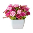thumbnail image 2 of Limei 1 Pack Artificial Bonsai Realistic Free Fake Potted Plant Home Decor, 2 of 7