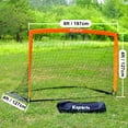 thumbnail image 6 of Ksports Soccer Goal 6ft Black/Orange Soccer Net Bundle with Carry Bag, 6 of 7