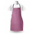 thumbnail image 3 of Victorian Apron, Toned Repetitive Motif with Royal Rococo Influences Pattern, Unisex Kitchen Bib with Adjustable Neck for Cooking Gardening, Adult Size, Pale Pink Dried Rose, by Ambesonne, 3 of 4