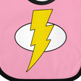 thumbnail image 4 of Inktastic Superhero Baby Lightening Bolt Boys or Girls Baby Bib, 4 of 4