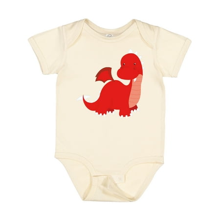 

Inktastic Adorable Red Dragon Gift Baby Boy Bodysuit