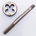 thumbnail image 4 of HSS M8 x 1.25mm Tap & M8 x 1.25mm Die Metric Thread Right Hand High Speed Steel, 4 of 8