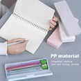 thumbnail image 4 of Estuche De Plástico Para Lápices Caja Organizadora De Gran Capacidad Material De Oficina, 4 of 6