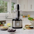 thumbnail image 2 of 11 Cup Food Processor - VeFZable & Fruit Salad Cut, Multifunctional, Chopper, Clicer, Mincer, Puree, Gra, Blades, Shredder, Compact Stainless Steel Kitchen Appliances, 500 W Black, 2 of 5