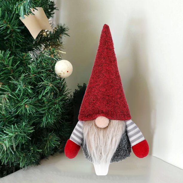 ¡Gran Promo de Temporada!, Adornos navideños Adornos navideños para pared Muñecas sin rostro Muñecas Adornos para árboles de Navidad Muñecos de peluche Pixie Akmoler