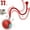 Red, variant on Interactive Cat Toy Ball – Smart Automatic Play with 3 Modes, Durable Silicone Material